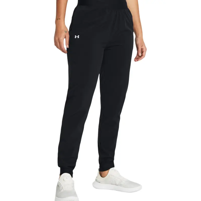 Under Armour UA ArmourSport High Rise Woven Pants Knitted Sports Pants Women's Black-2