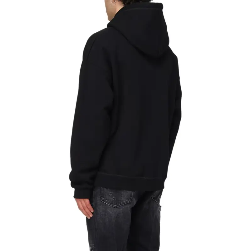 DSQUARED 2 Icon Logo Printed Drawstring Hoodie-3