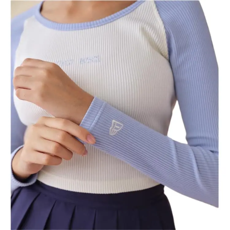 New Era FW24 Raglan Sleeve T Shirt Women's Ivory White-2