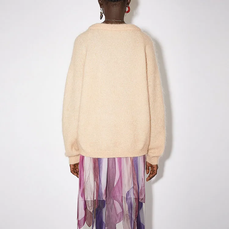 Acne Studios Crewneck Jumper Sweater Warm Beige-1