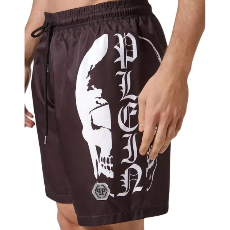 PHILIPP PLEIN Casual Shorts Men Brown-4