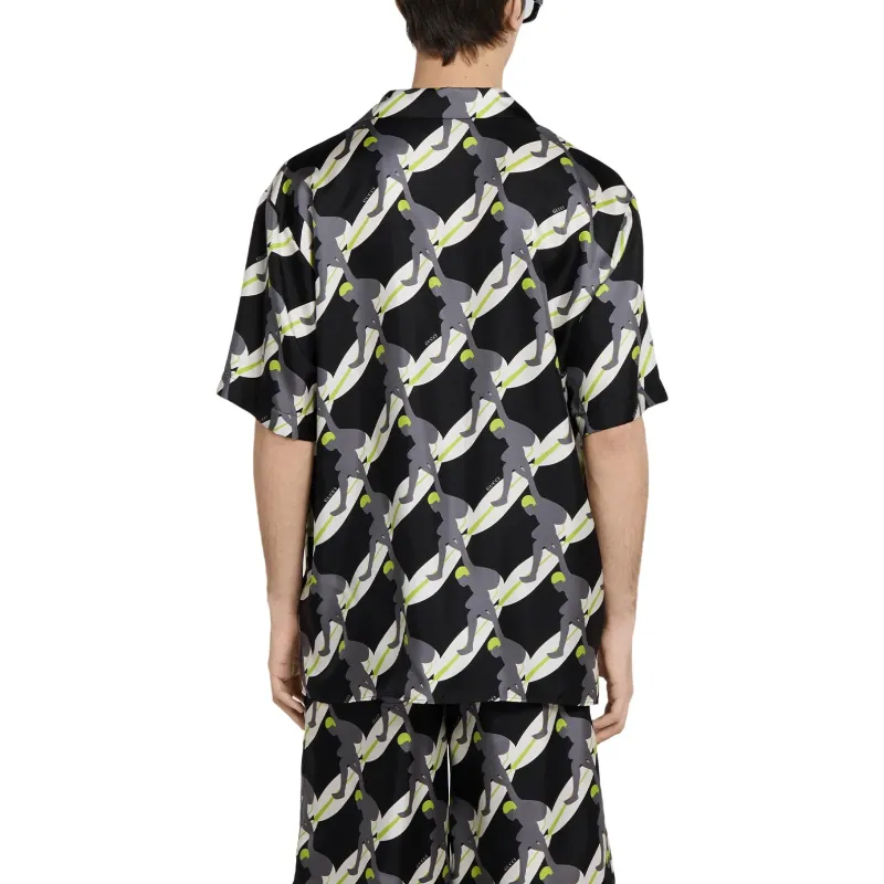 GUCCI SS25 Shirt Men's Black White-2