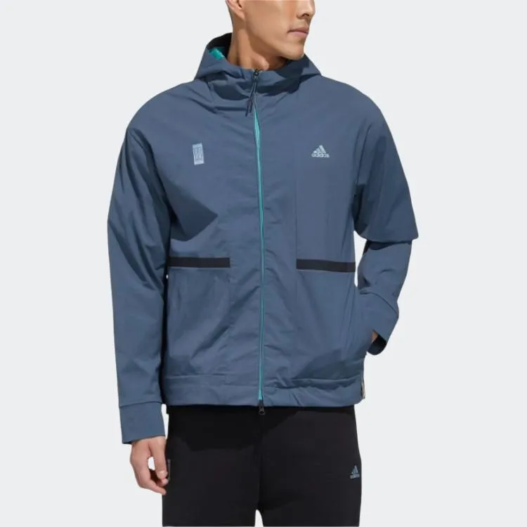 Adidas Jackets Coats Men's Legacy Blue-2