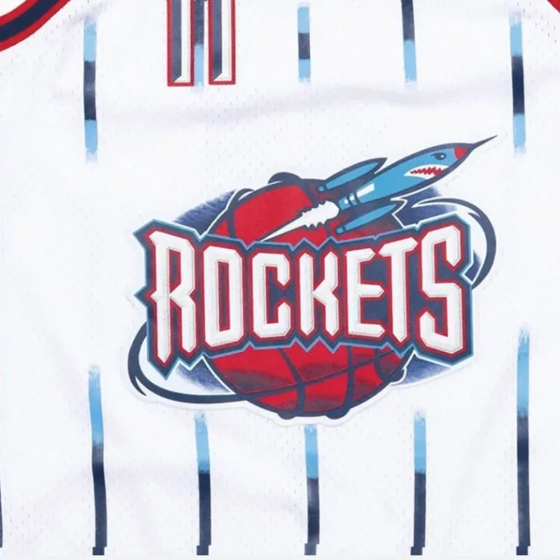 Mitchell & Ness Houston Rockets 1996 97 Hakeem Olajuwon Swingman Jersey-3