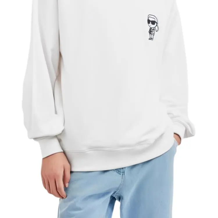 KARL LAGERFELD Sweatshirt Men's Raw White-2