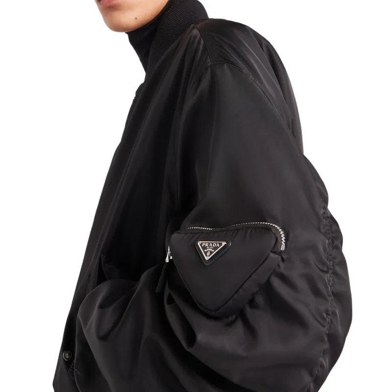 PRADA Re Nylon Bomber Jacket-4