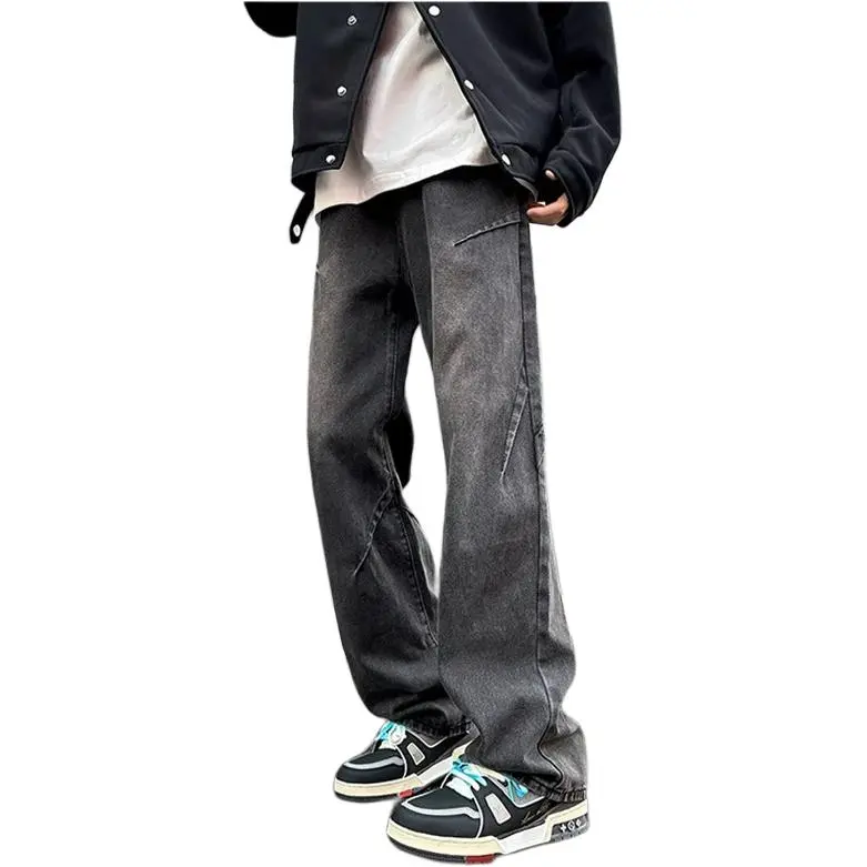 DUATOGE Jeans Men's Vintage Blue-7