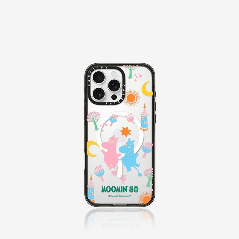 CASETIFY x Moomin TPU+PC Material Moomin And Goiny Phone Cases Compatibility With IPhone Collection Cartoon-4