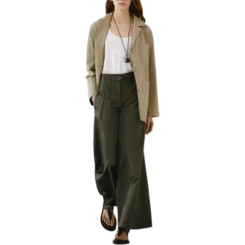 Massimo Dutti Trench Coat Women's Brown-3