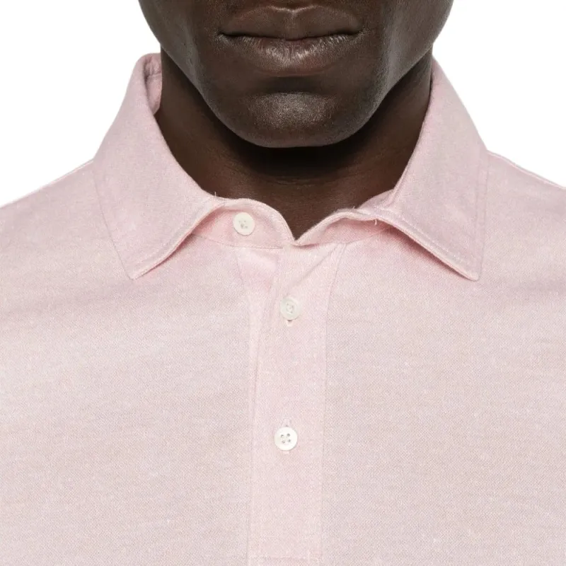 Brunello Cucinelli Polo Shirt Men's Pink-4