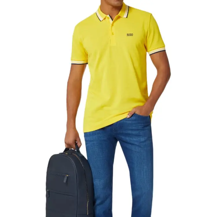 HUGO BOSS Polo Shirt Men's Yellow-2