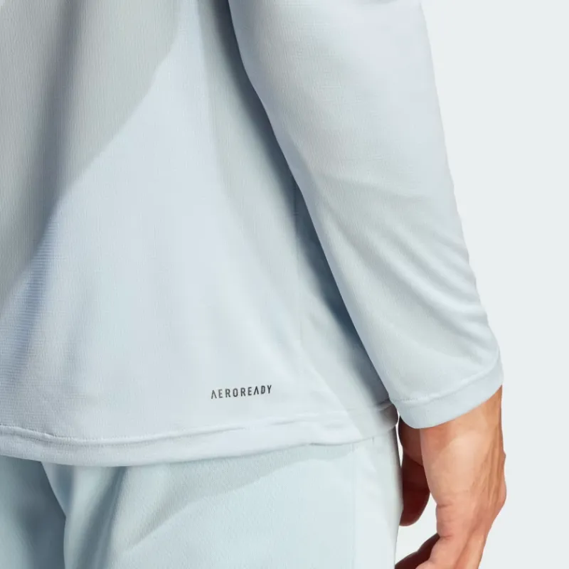 Adidas Train Essentials Seasonal Training 1/4 Zip Long Sleeve Tee-5