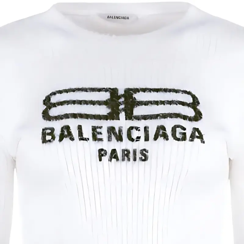Balenciaga SS23 Sweater Regular Fit Women's White-4