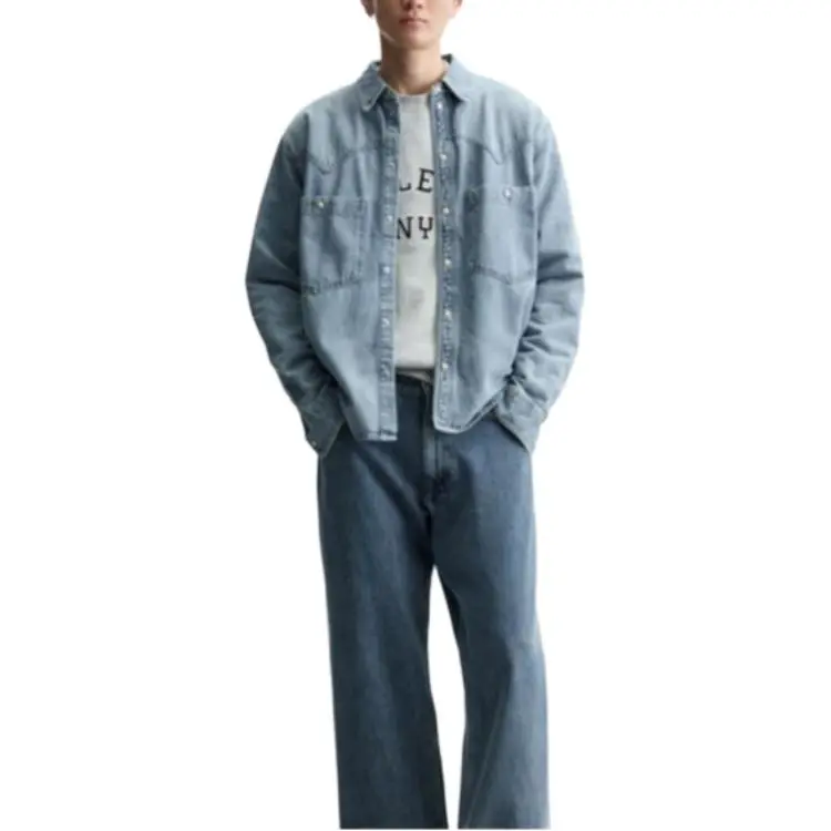 ZARA Shirts Men Blue-2