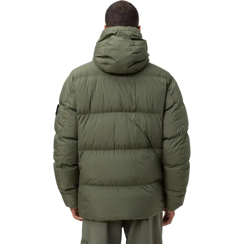 STONE ISLAND Hooded Puffer Jacket-3