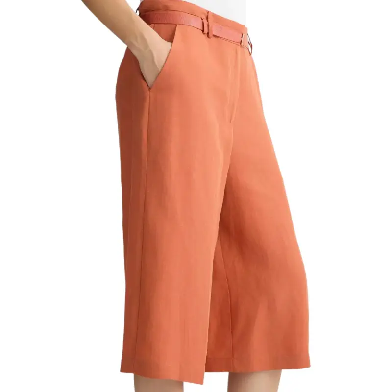 LIU·JO Linen Bermuda Shorts-5