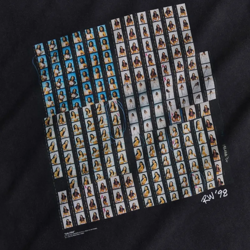 KITH Women's For Aaliyah Are You That Somebody Vintage Tee 'Black'-2