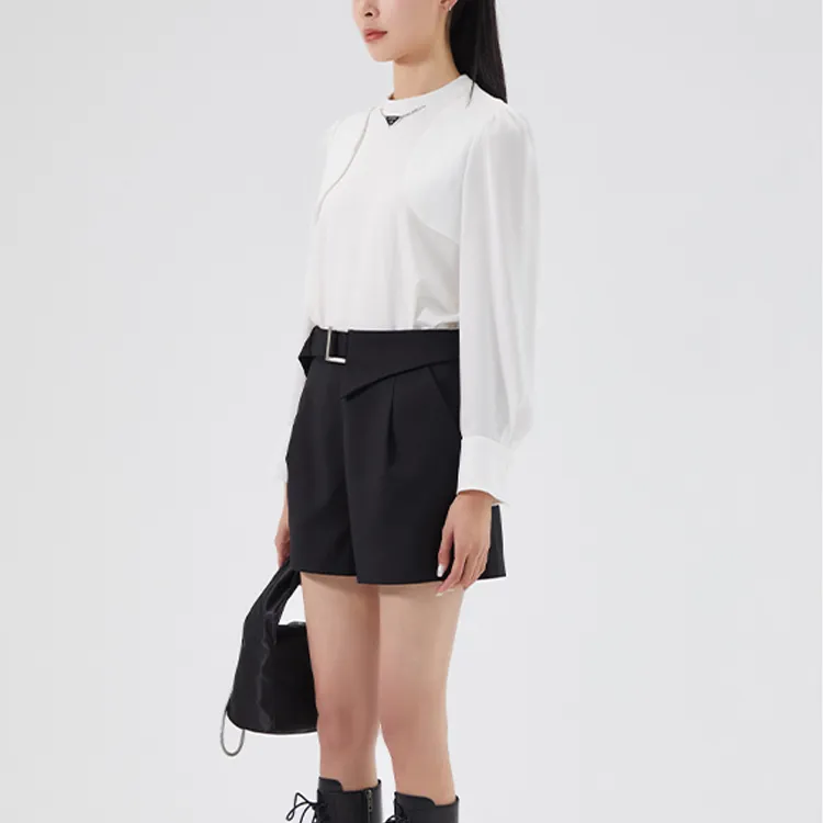 LOFT SHINE FW22 Long Sleeved T Shirt Women's White-3