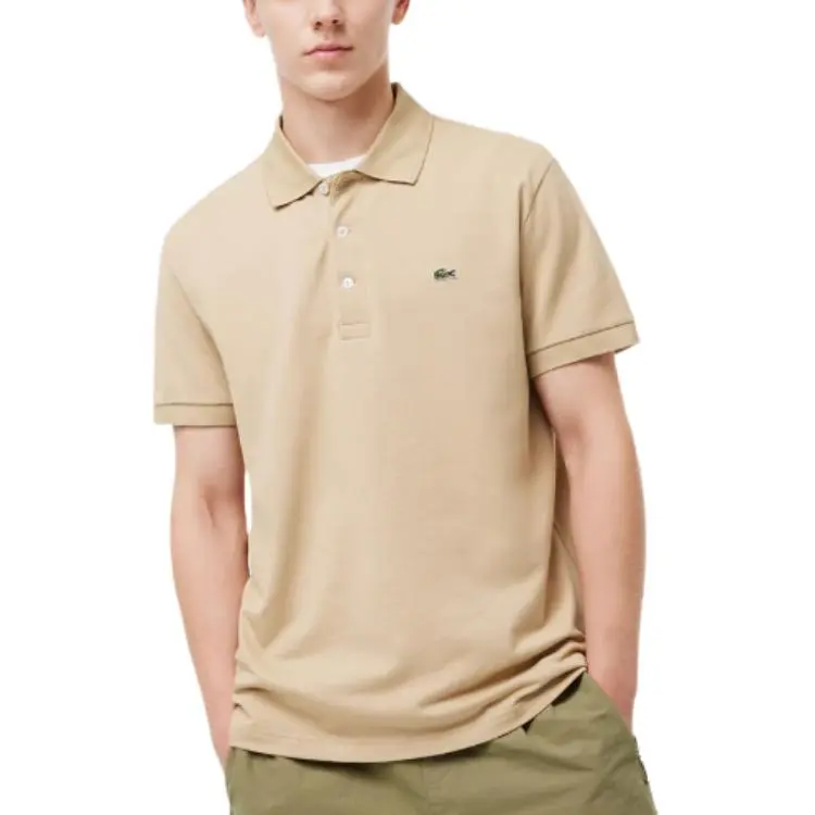LACOSTE SS25 Polo Shirt Men's 02S/Milk Coffee-2