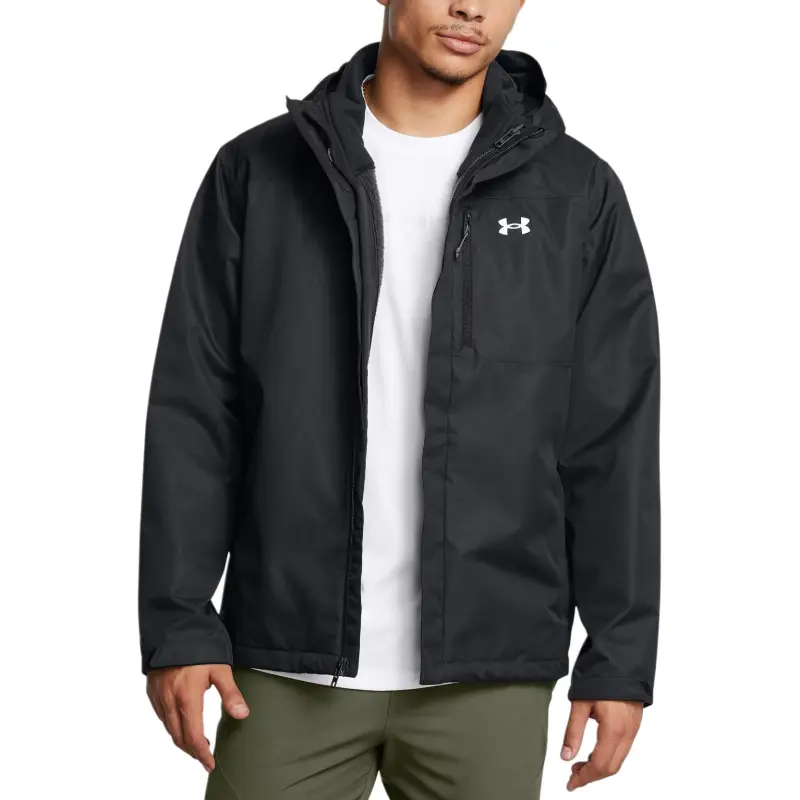Under Armour Jackets Coats Men's Black Comes With Necklace-4