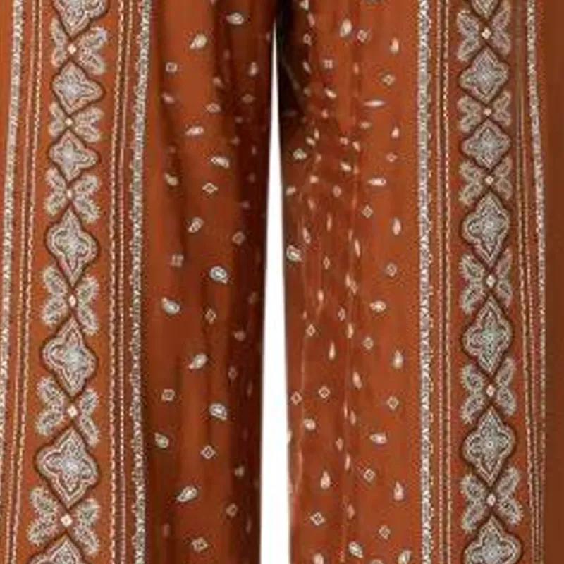 PINKO Bandana print Trousers-2