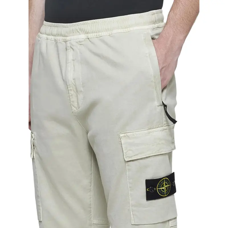 STONE ISLAND Regular Tapered Fit Cargo Pants-3