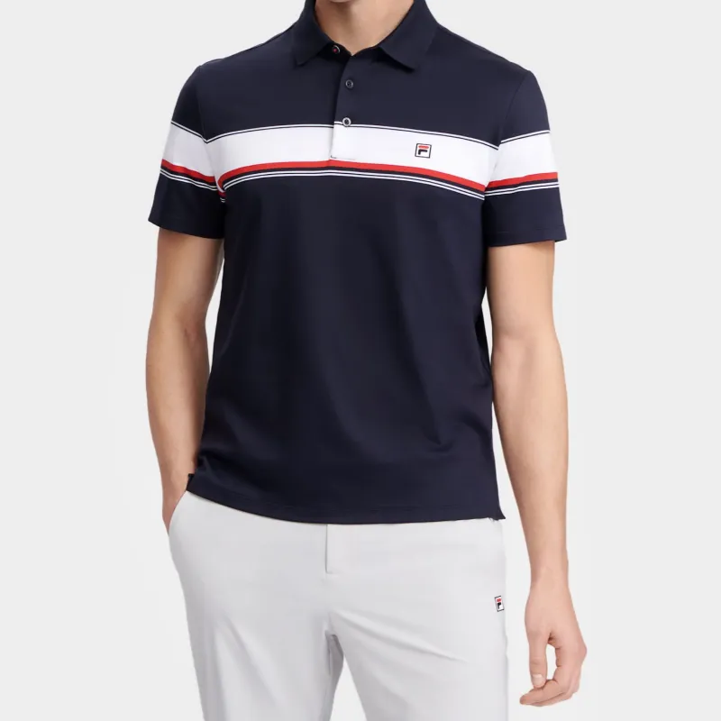 FILA Polo Shirt Men's Legend Blue-2