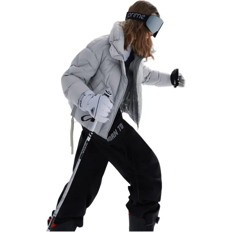 3COLOUR Down Jacket Women's Elephant Gray-4