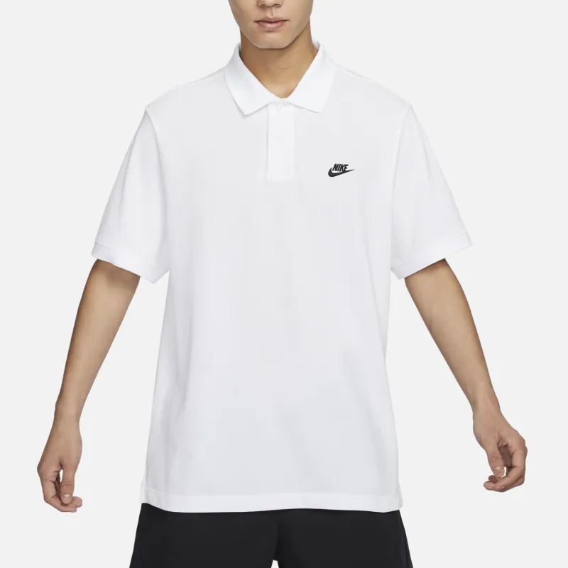 Nike Polo Shirts Men White-2