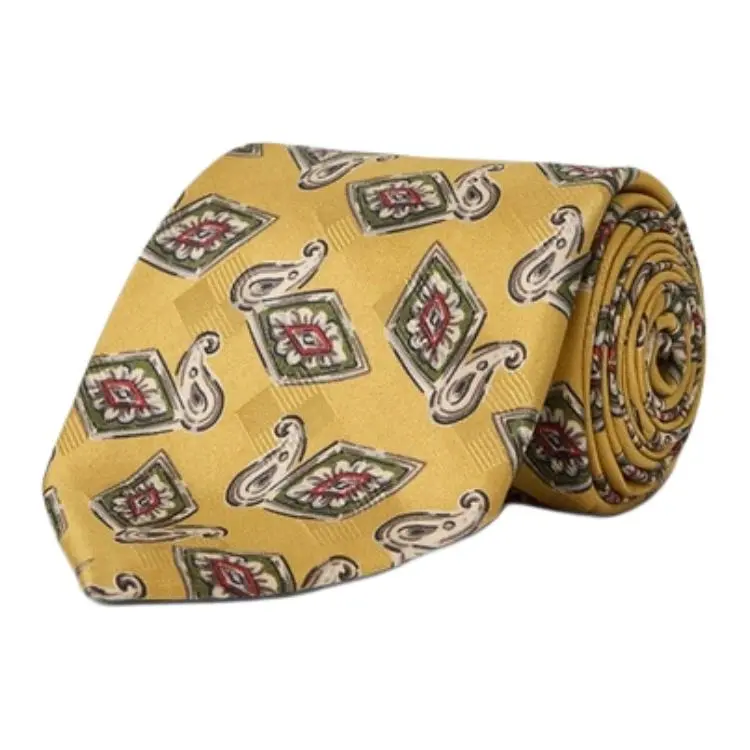Polo Ralph Lauren Mulberry Silk Ties Men's Yellow-1