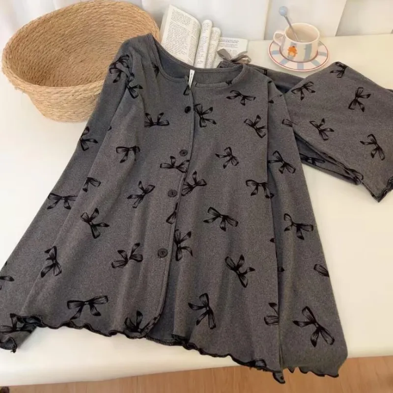 WANANNI Pajama Set Women's Dark Gray-4