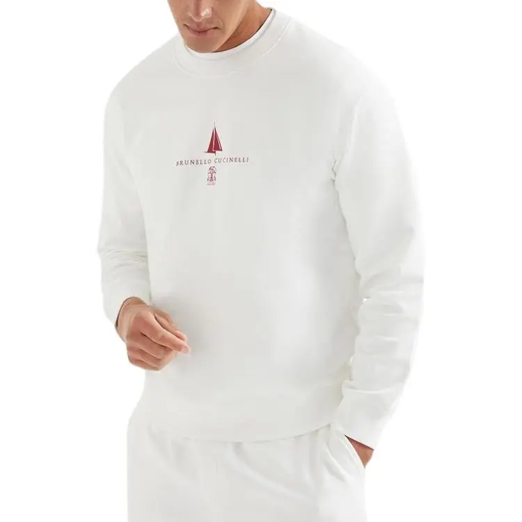Brunello Cucinelli Logo print Sweatshirt-2