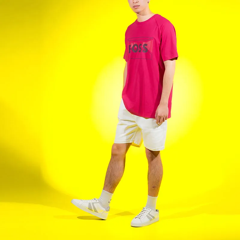 HUGO BOSS T Shirts Men Pink-4