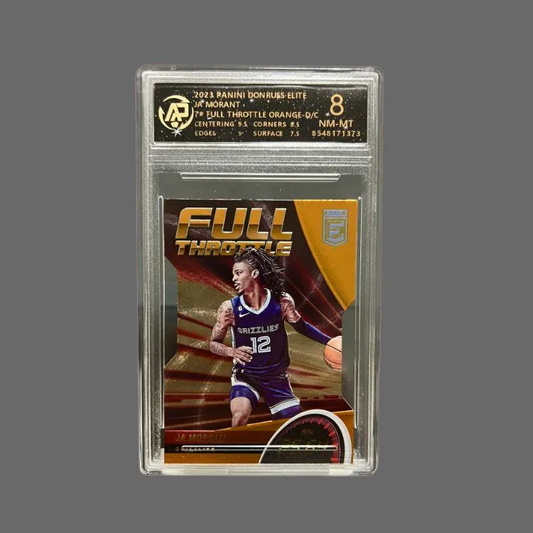 PANINI Morant Player Card, Fast Lane Collection, Irregular Shape Collection Special Card Graded Cards 1 Pc-3