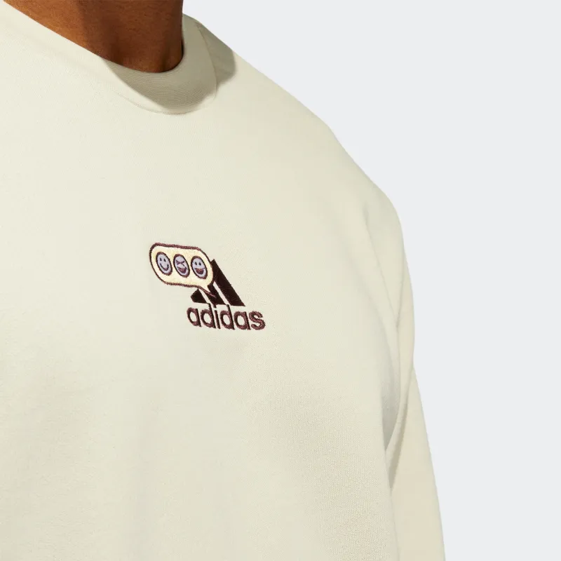 Adidas Sweatshirts Men White-4
