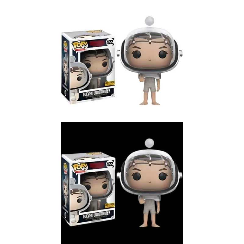 Funko Eleven POP! Collection Television Series 'Stranger Things ' Millie Helmet Special Edition Chibi Figures-3