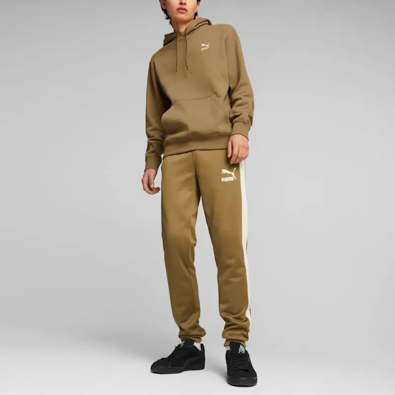 PUMA Knitted Sweatpants Men Brown-3