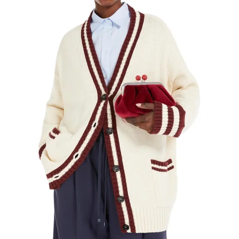 WEEKEND MaxMara V Neck Knit Cardigan-6