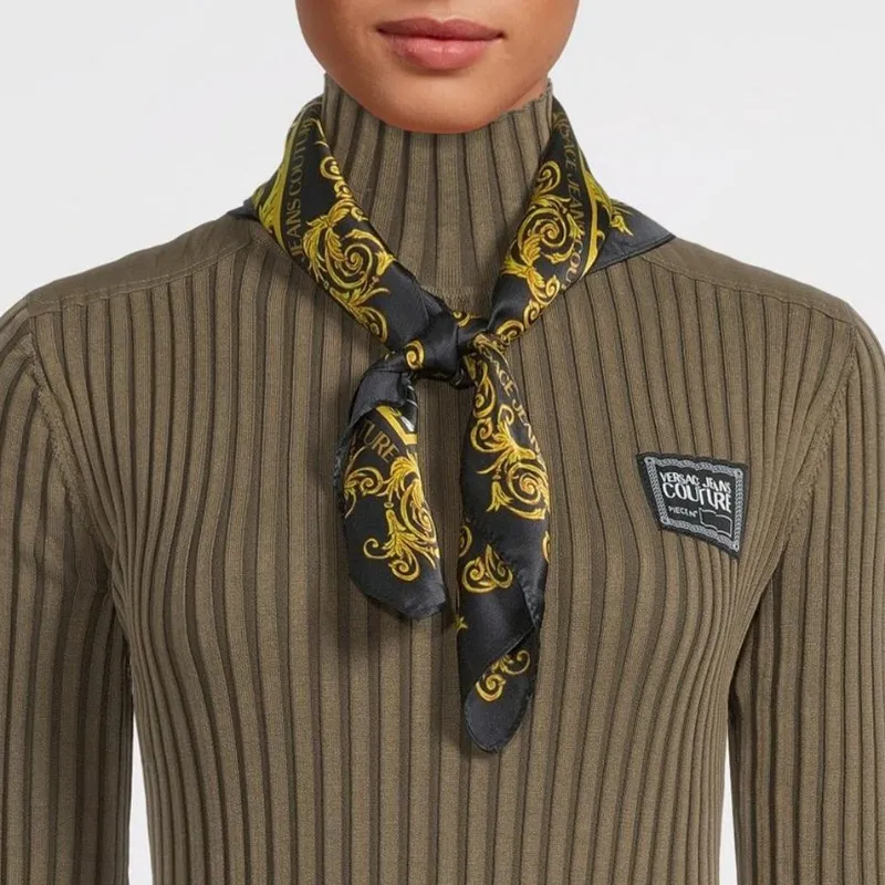 VERSACE JEANS COUTURE Silk Scarves Women's Multicolor-5