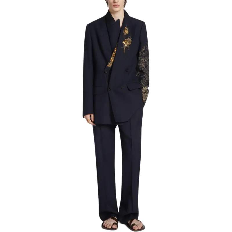 DRIES VAN NOTEN Embellished Blazer-1
