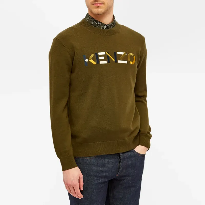 KENZO FW20 Knitwear Men's Army Green-2