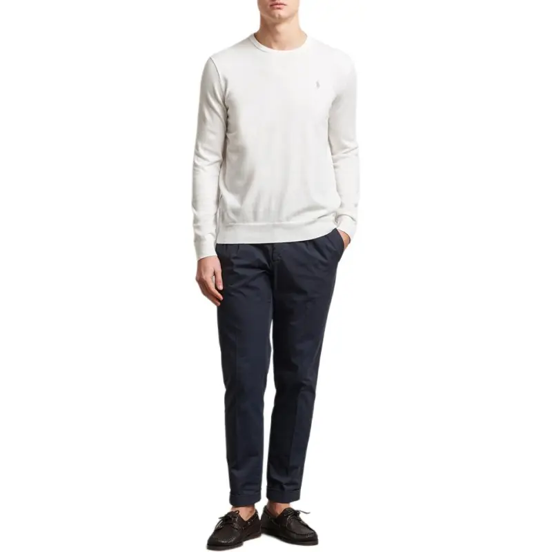 Polo Ralph Lauren Logo Embroidered Crewneck Jumper-1