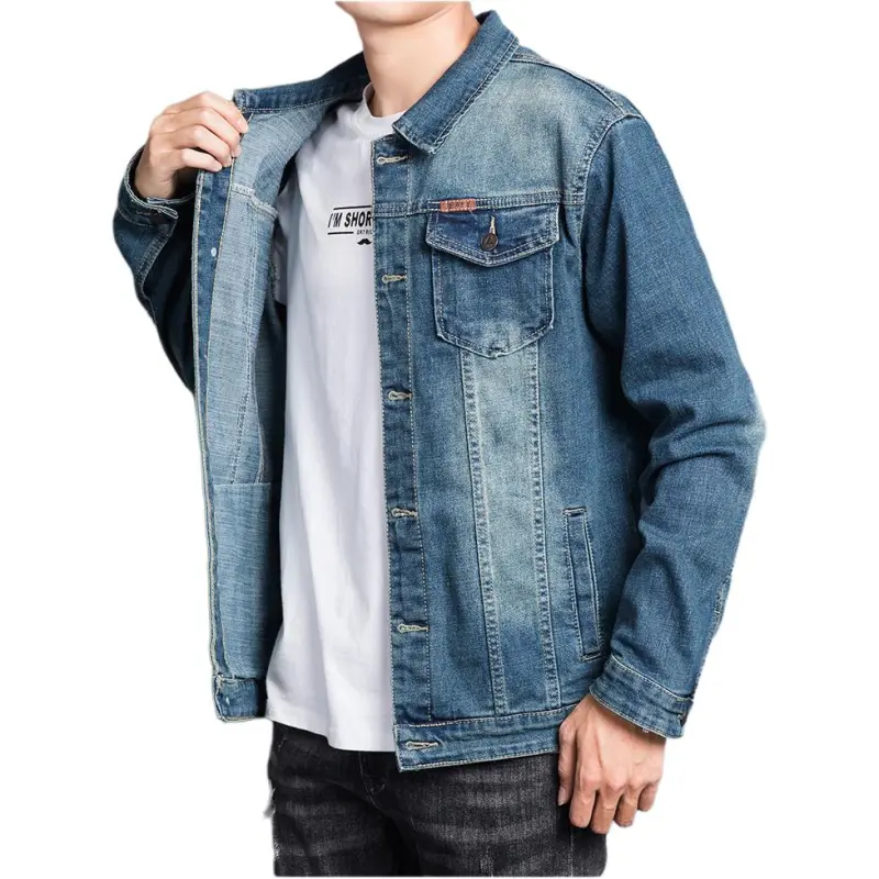 PIERRE CARDIN Denim Jacket Men's Blue-5