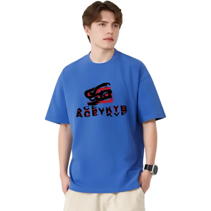 YK&YB T Shirts Unisex Royal Blue-3