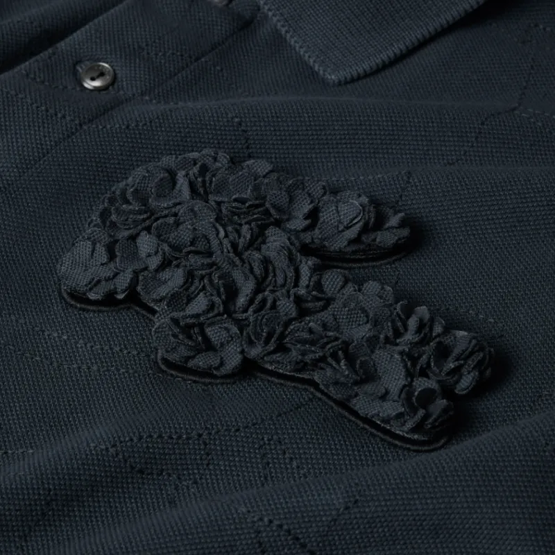 LACOSTE Crocodile appliqué Polo Shirt-3