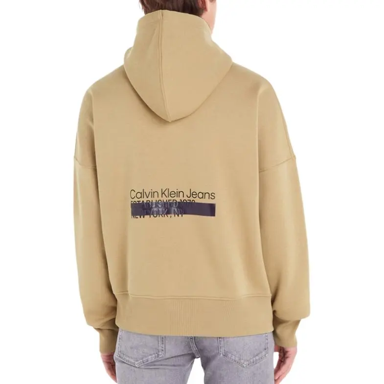Calvin Klein Layered Address Hwk Drawstring Hoodie-1