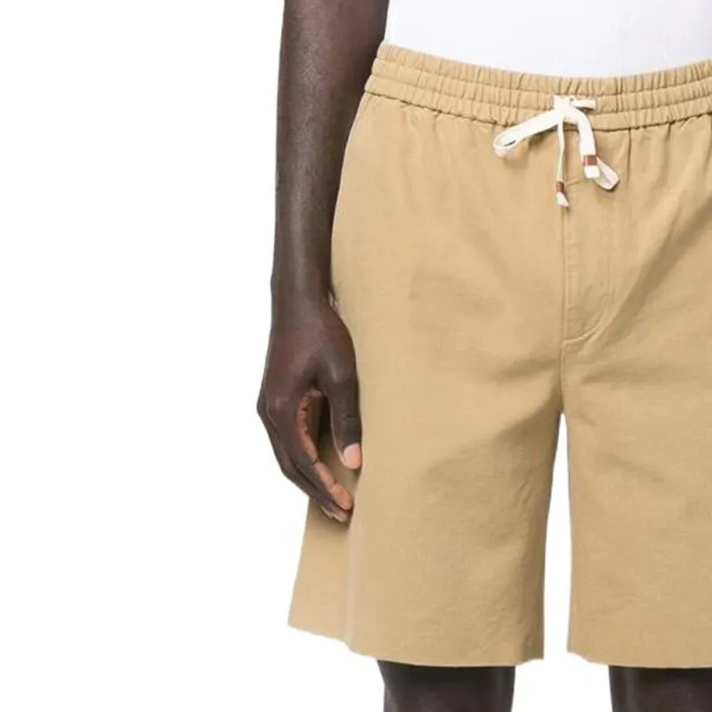 GUCCI Lightweight Cotton Canvas Shorts-4