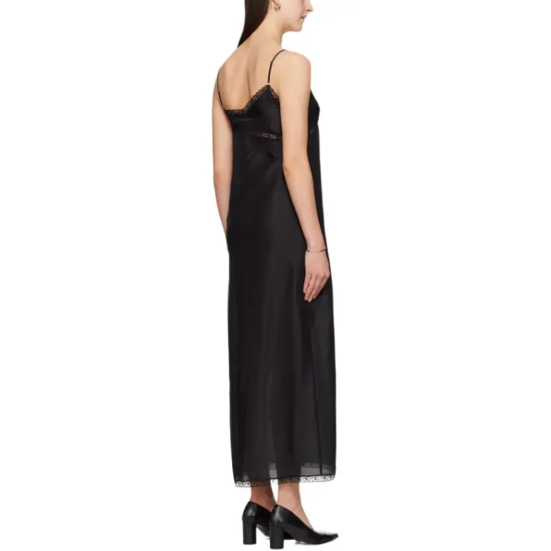 MM6 Maison Margiela Slip Dress Women's Black-2