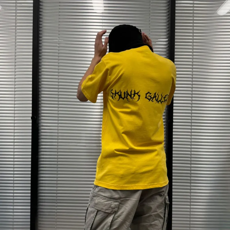 SKUNK GALLERY T Shirt Unisex Yellow-6