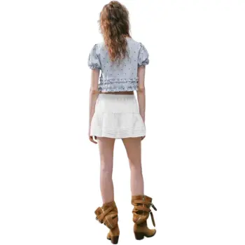 URBAN REVIVO Shirts Women's Blue Stripes